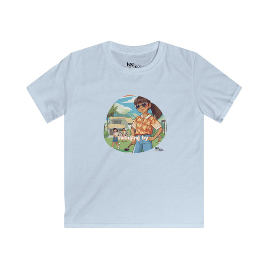 Swinging by- Girls Cotton Shirt